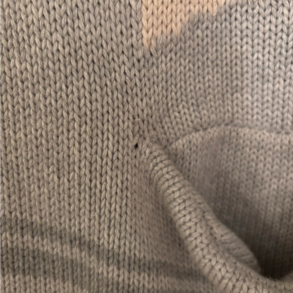 Pendleton Gray Geometric Patterned Cardigan Size … - image 5